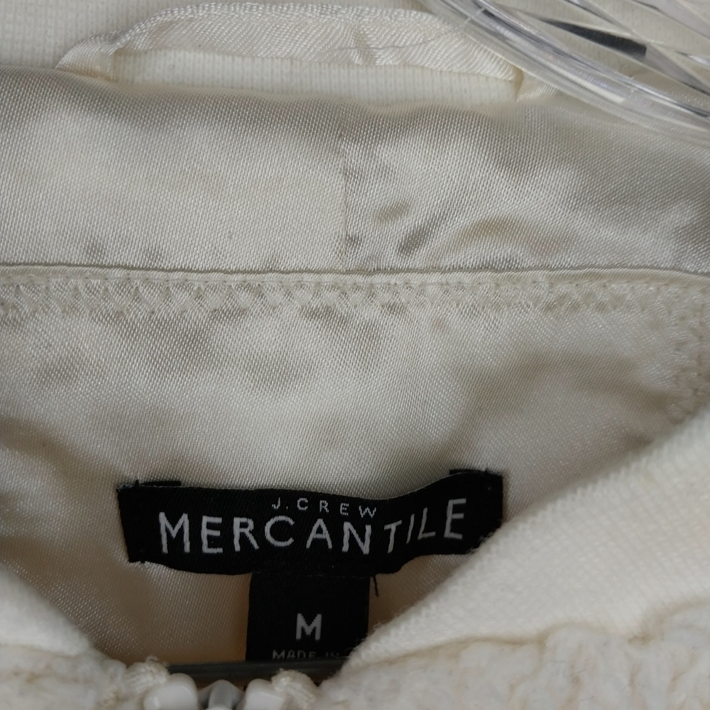 J.Crew Mercantile Fuzzy Teddy Sherpa Cozy Bomber Jacket - Picture 4 of 10